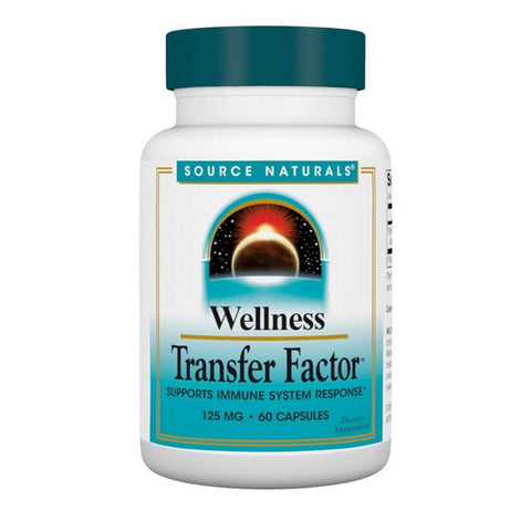 Source Naturals, Wellness Transfer Factor, 125 mg, 60 Caps