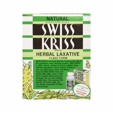 Modern Sports Nutrition, Swiss Kriss Herbal Laxative, Flake Box, 3.25 Oz