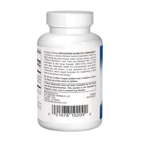 Planetary Herbals, Bupleurum Calmative Compound, 60 Tabs