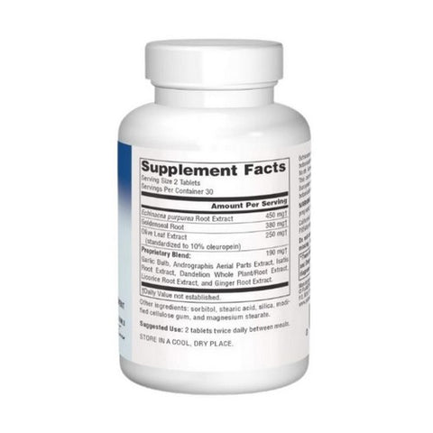 Planetary Herbals, Echinacea-Goldenseal, with Olive Leaf 60 Tabs