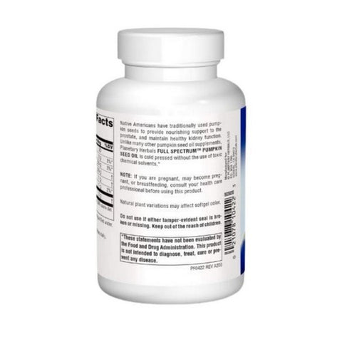 Planetary Herbals, Full Spectrum Pumpkin Seed Oil, 90 Sftgls