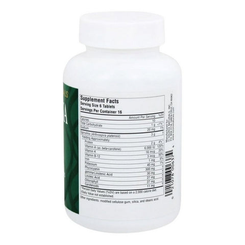 Source Naturals, Spirulina, 500 MG, 100 Tabs