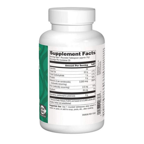 Source Naturals, Spirulina Powder, Powder 8 Oz