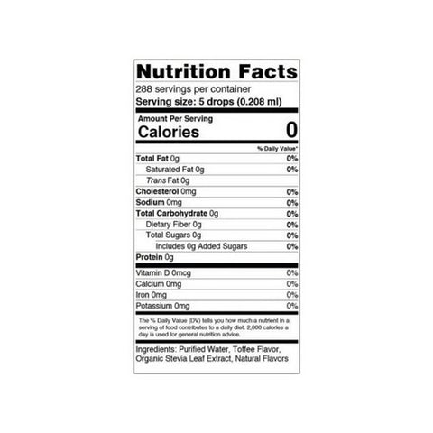 Sweetleaf Stevia, SweetLeaf Liquid Stevia, TOFFEE, 2 OZ