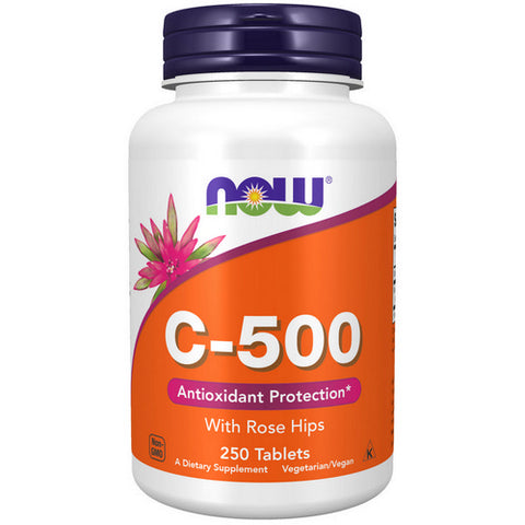 Now Foods, Vitamin C-500, 250 Tabs