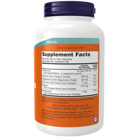 Now Foods, Calcium Citrate, 240 Veg Caps