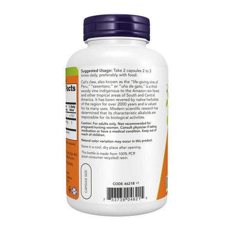 Now Foods, Cats Claw, 500 mg, 250 Caps