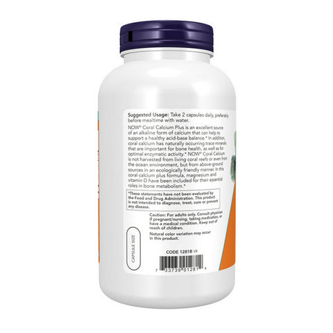 Now Foods, Coral Calcium Plus, 250 Vcaps