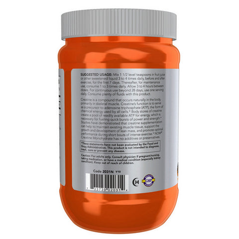 Now Foods, Creatine Monohydrate Powder, 600 GRM (21.2 OZ)