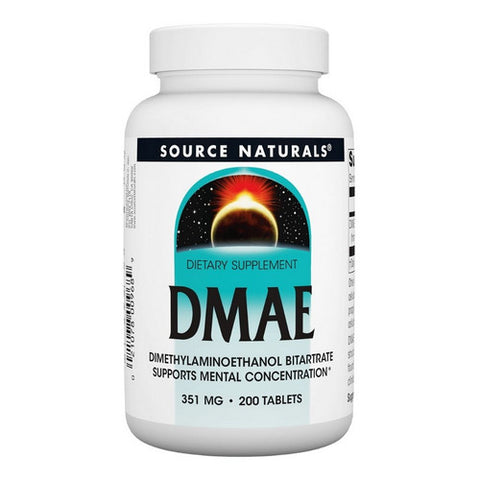 Source Naturals, DMAE, 351 mg, 200 Tabs