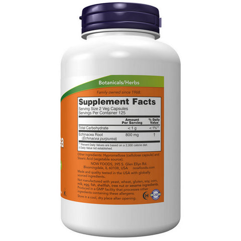 Now Foods, Echinacea, 400 mg, 250 Caps