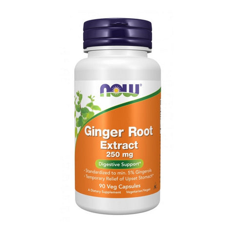 Now Foods, Ginger Root Extract, 250 mg, 90 Vcaps