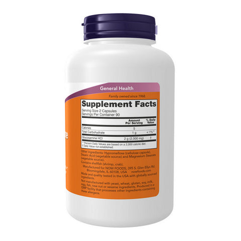 Now Foods, GLUCOSAMINE, 1000 mg, 180 Caps