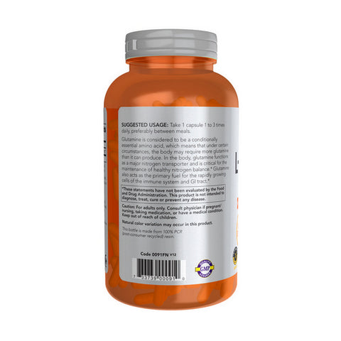 Now Foods, L-Glutamine, 1000 mg, 240 Caps