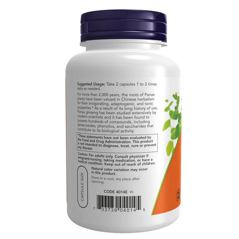Now Foods, Panax Ginseng, 500 mg, 250 Caps