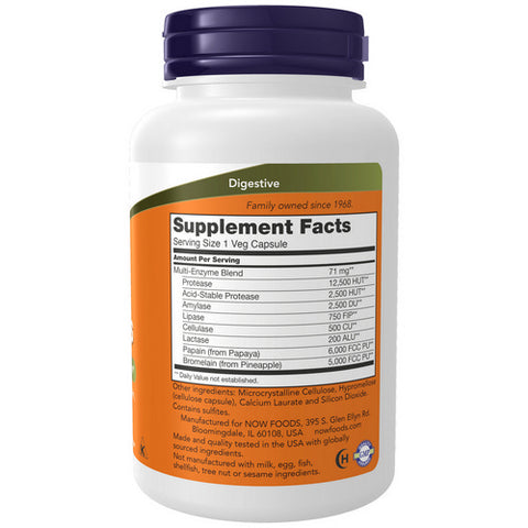 Now Foods, Plant Enzymes, 120 Vcaps
