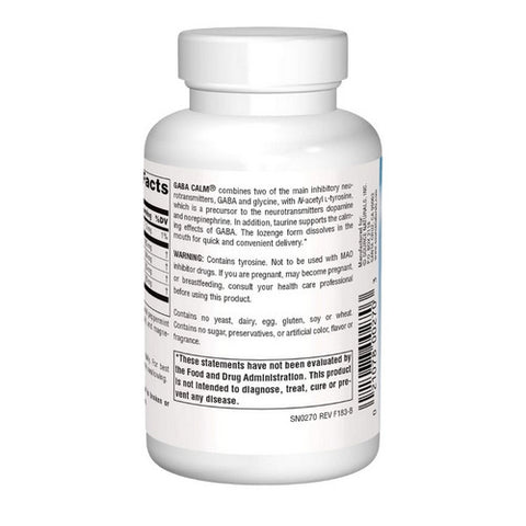 Source Naturals, Gaba Calm, Peppermint, 120 Lozenges