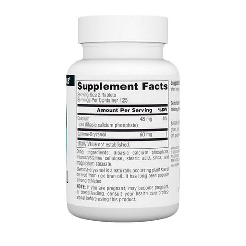 Source Naturals, Gamma Oryzanol, 30 Mg, 250 Tabs