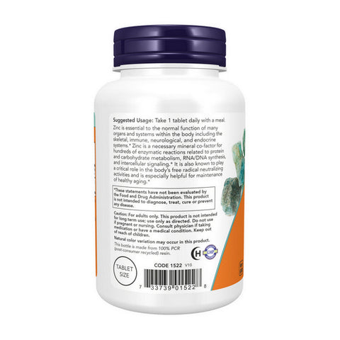 Now Foods, Zinc, 50 mg, 250 Tabs