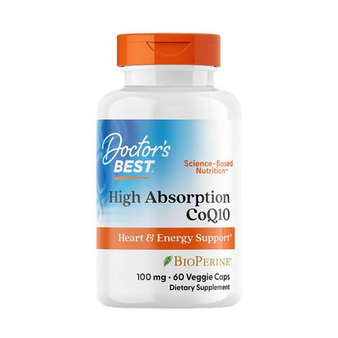 Doctors Best, High Absorption Coq10, 100 mg, 60 Veggie Caps