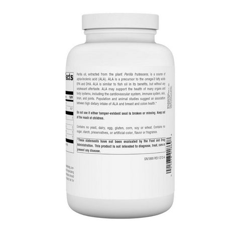 Source Naturals, Perilla Oil, 1000 mg, 180 Softgels