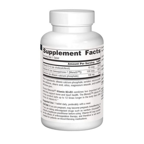 Source Naturals, Vitamin K2, 60 Tabs
