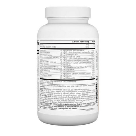 Source Naturals, Life Force Multiple-No Iron, 60 Tabs