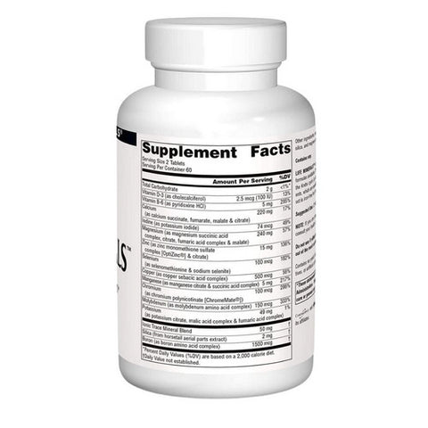 Source Naturals, Life Minerals No Iron, 120 Tabs