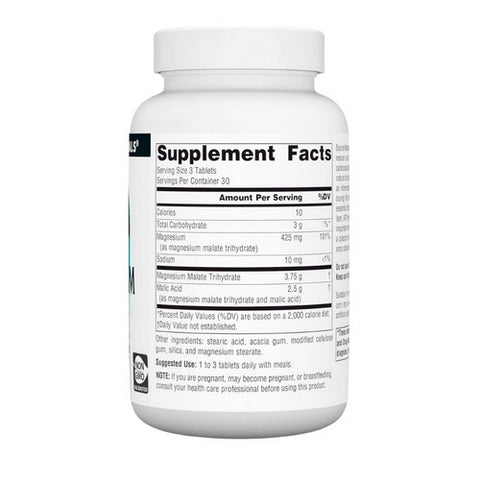 Source Naturals, Magnesium Malate, 90 Tabs