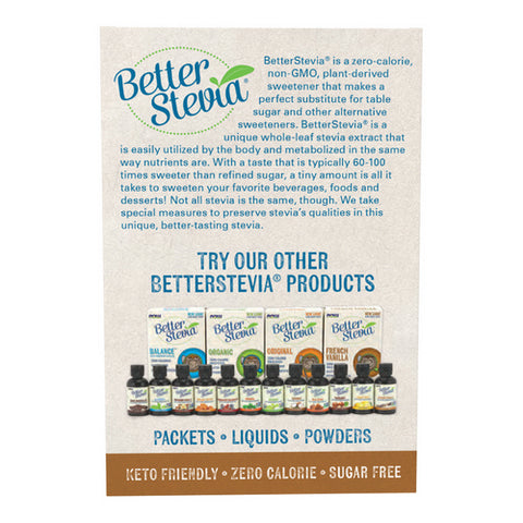 Now Foods, French Vanilla Stevia Packets, 75/box