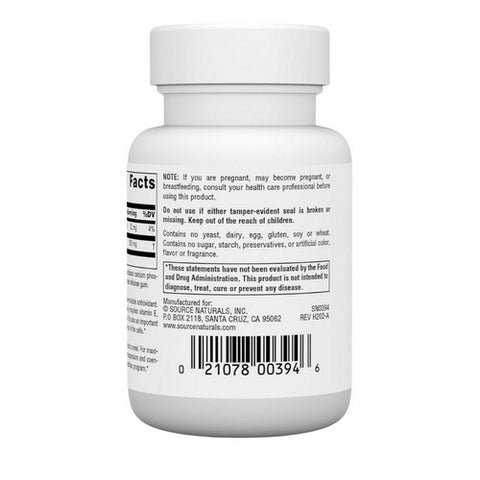 Source Naturals, Alpha-Lipoic Acid, 200 MG, 30 Tabs