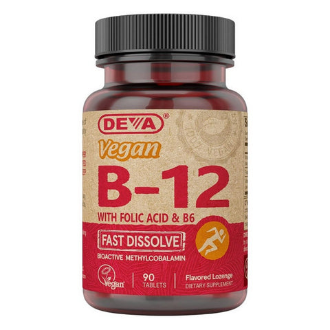 Deva Vegan Vitamins, Vegan Vitamin B-12, 90 Tabs