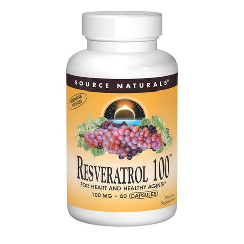 Source Naturals, Resveratrol, 100 mg, 60 Caps