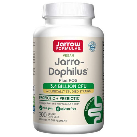 Jarrow Formulas, Jarro-Dophilus + FOS, 3.4 Billion CFU, 200 CAPS