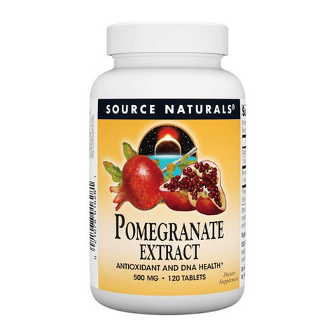 Source Naturals, Pomegranate Extract, 500mg, 120 tabs