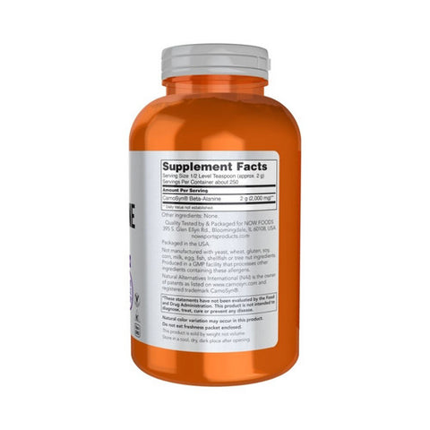 Now Foods, Beta Alanine Powder, 500 g