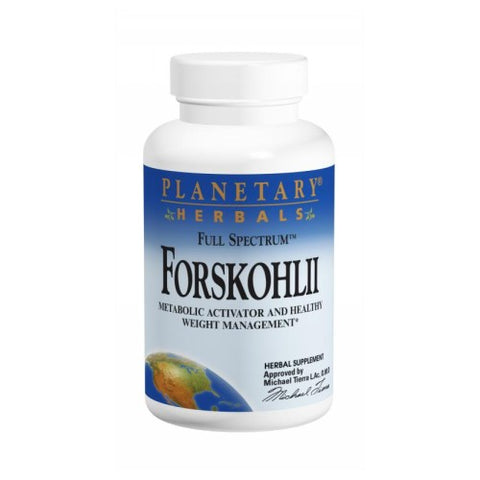 Planetary Herbals, Full Spectrum Forskohlii 130mg capsules, 30 Caps