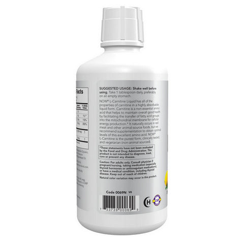 Now Foods, L-Carnitine, Liquid 32 Oz