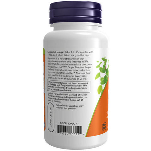 Now Foods, Dopa Mucuna, 90 Veg Caps