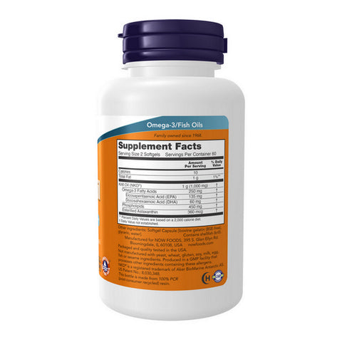 Now Foods, Neptune Krill Oil, 500 mg, 120 Softgels