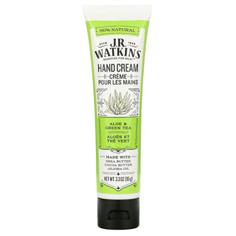 J R Watkins, Body Cream, Aloe & Green Tea 3.3 OZ