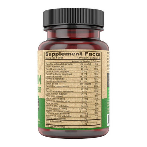 Deva Vegan Vitamins, Vegan Multivitamin And Mineral Tiny, 90 Tabs