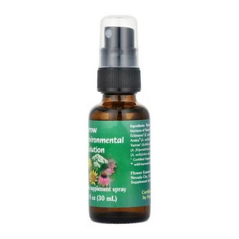 Flower Essence Services, Yarrow Environmental Solution, Spray 1 oz
