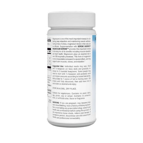 Source Naturals, Magnesium Serene Powder, Tangerine Flavor 9 oz