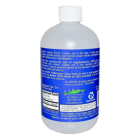 Eidon Ionic Minerals, Sulfur, 18 Oz