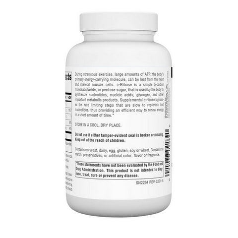 Source Naturals, D-Ribose, 1000 mg, 120 Tabs