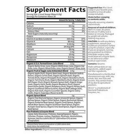 Garden of Life, Perfect Food Raw, 7.30 Oz