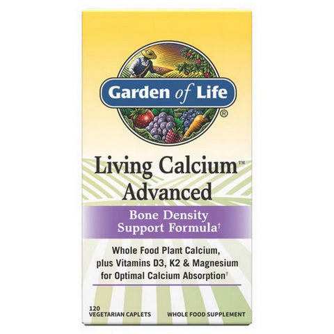 Garden of Life, Living Calcium Advanced, 120 Caplets