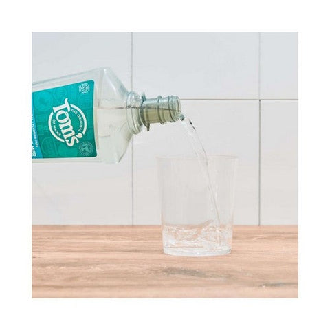 Tom's Of Maine, Long Lasting Wicked Fresh Mouthwash, Cool Mountain Mint 16 oz