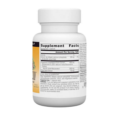 Source Naturals, Resveratrol, 200 mg, 30 Vcaps